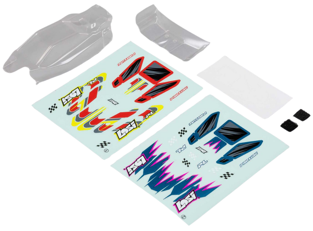 LOSI Paintable body + Micro-B spoiler LOS-1771