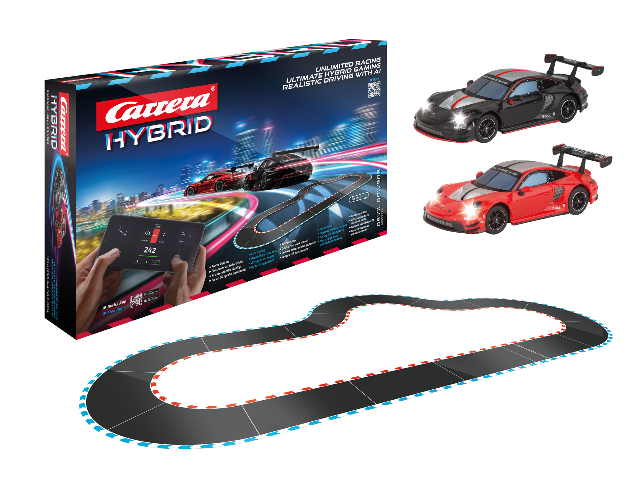 Carrera Hybrid Circuit Devil -ajurit 50050002