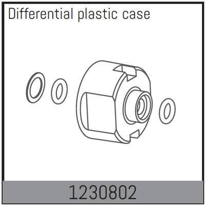 Absima Corps de Différentiel + Joints ADB1.4 1230802