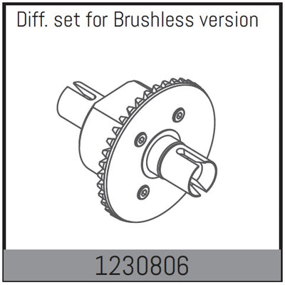 Absima Diferencial AV/AR ADB1.4 Brushless 1230806 