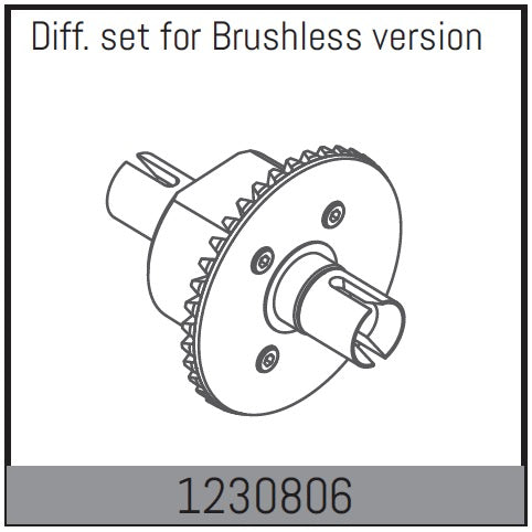 Absima Diferencial AV/AR ADB1.4 Brushless 1230806 