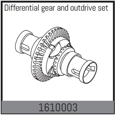 Absima Diferencial completo Touring Car 1/16 1610003 