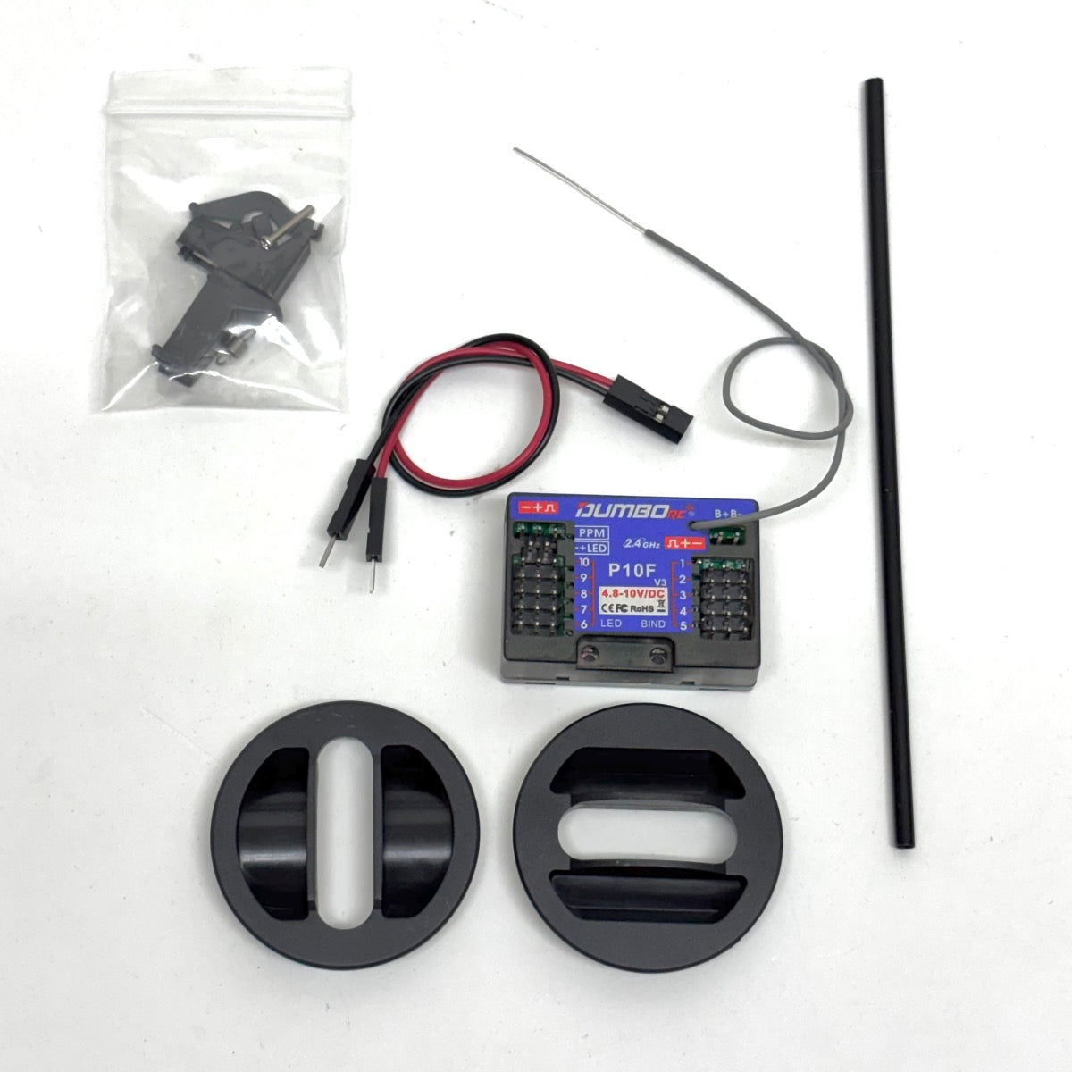Absima Radio Dumbo RC DRC10 10 Voies 2.4ghz + Récepteur P10F DRC10