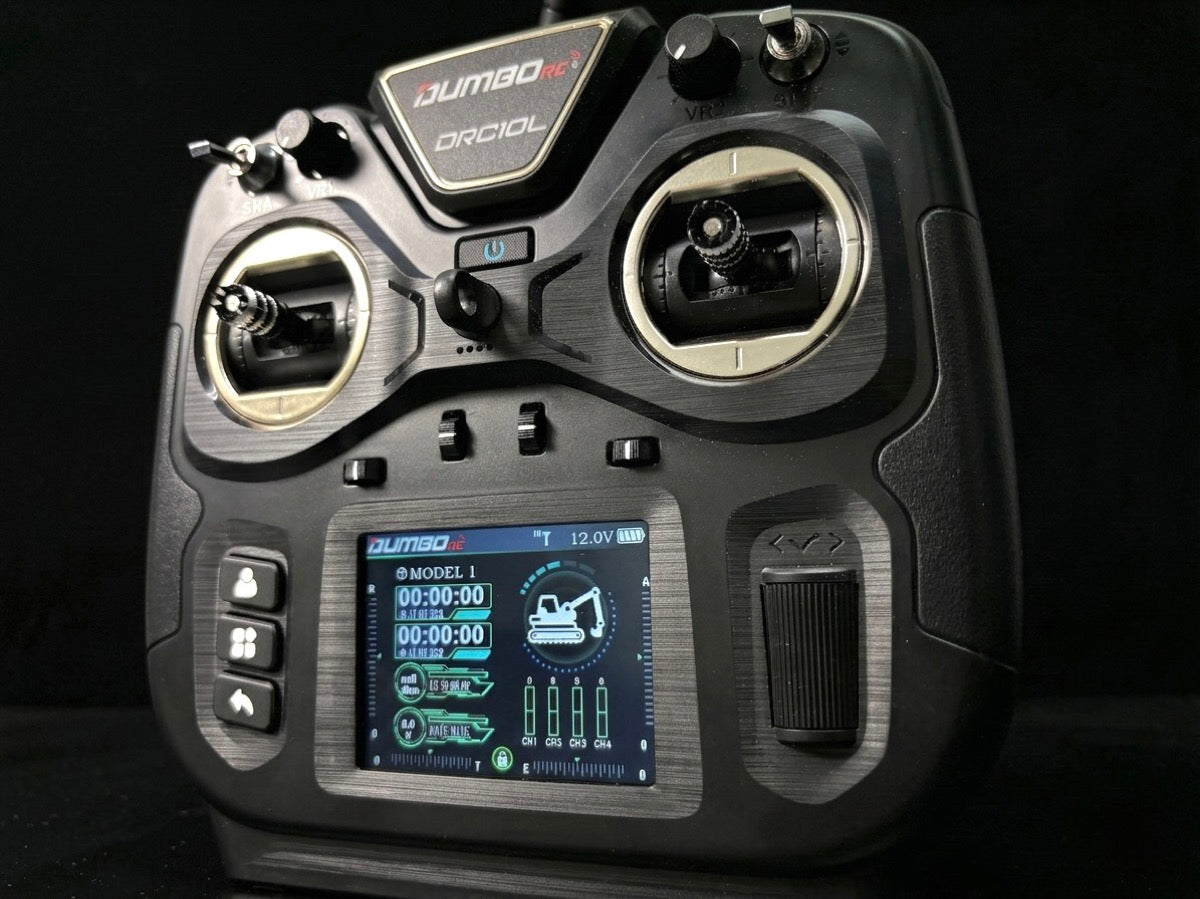Absima Radio Dumbo RC DRC10P 10 Voies 2.4ghz + Récepteur P10F DRC10L