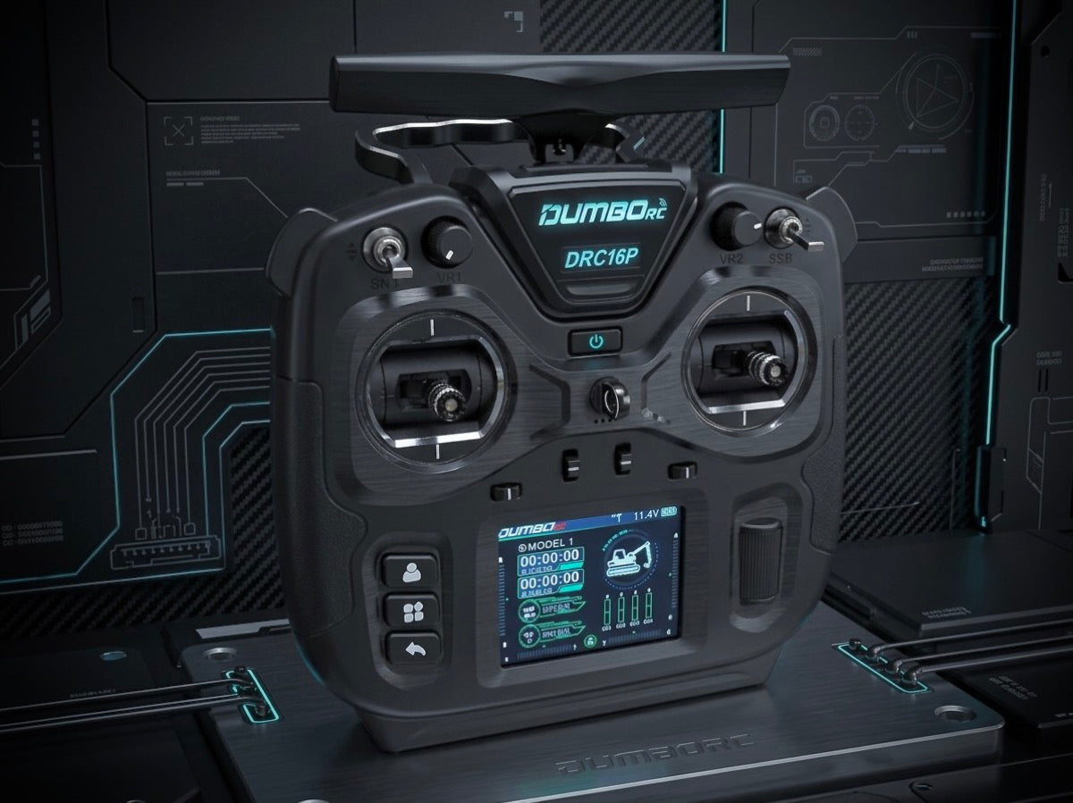 Absima Radio Dumbo RC DRC16P 16 Voies 2.4ghz + Récepteur P16F DRC16P
