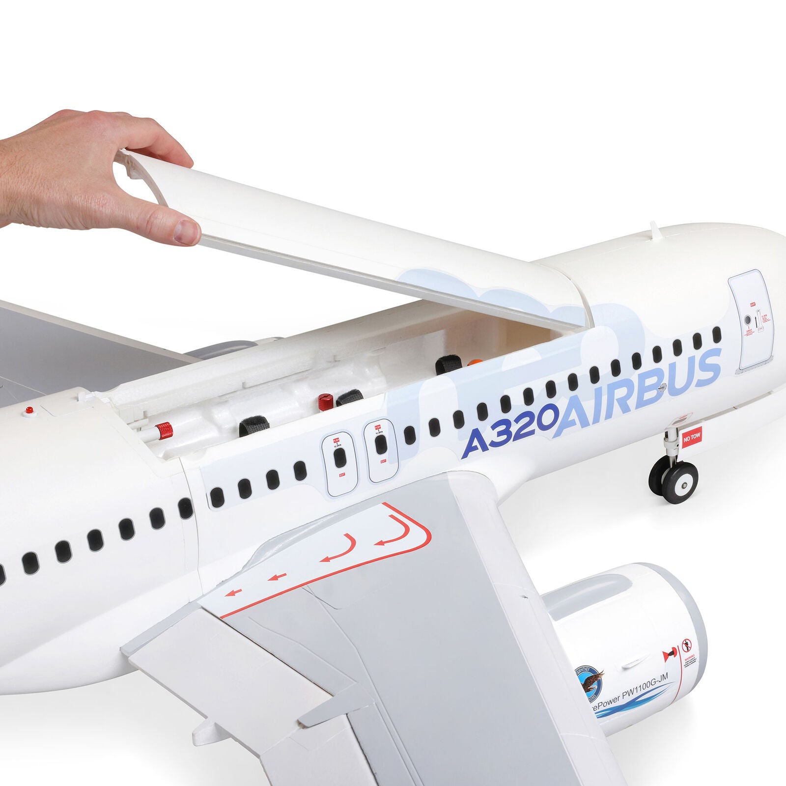 E-Flite Airbus A320neo Twin 64mm EDF BNF AS3X EFL-1493