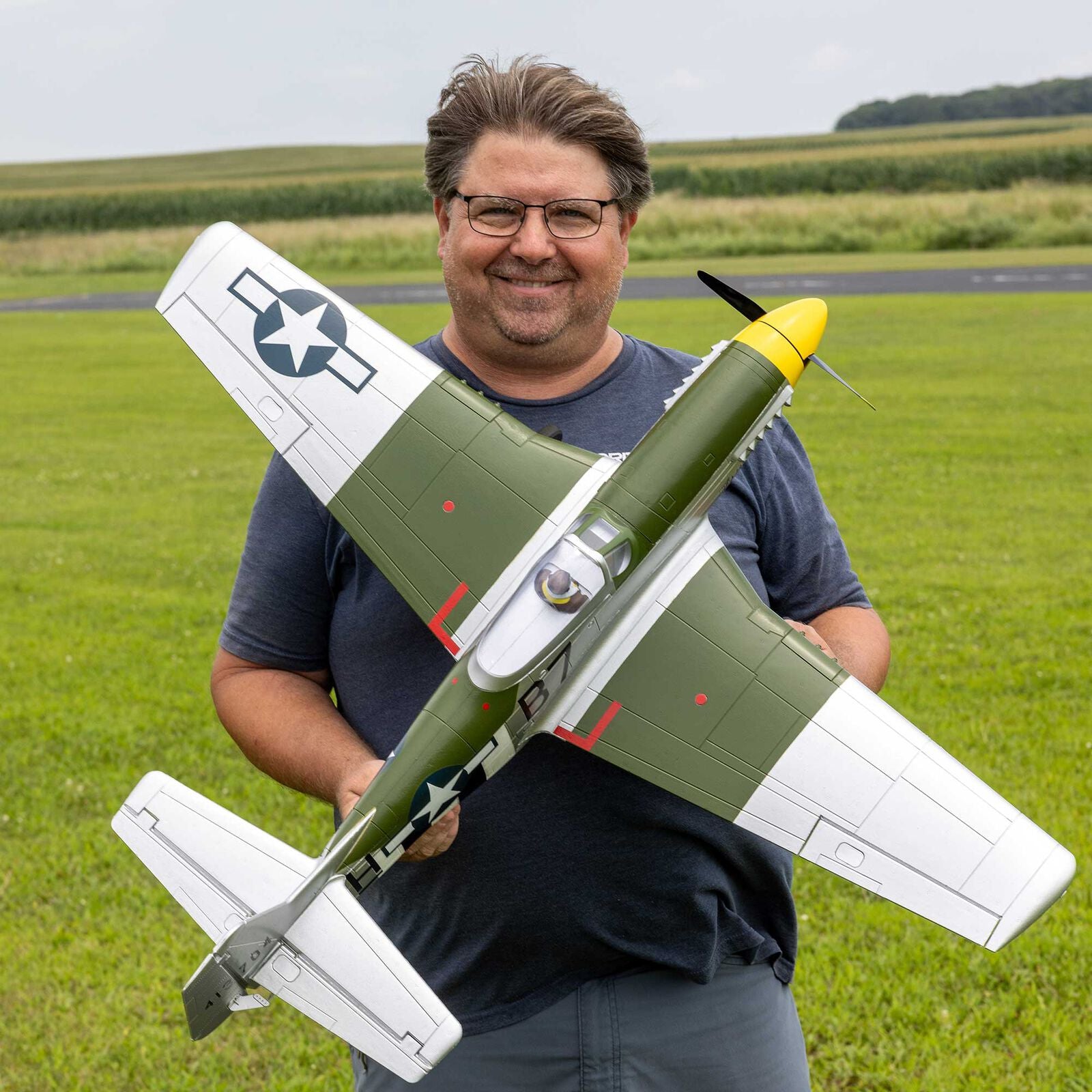 E-Flite P-51D Aircraft Mustang 1.0m BNF Basic AS3X EFL02650