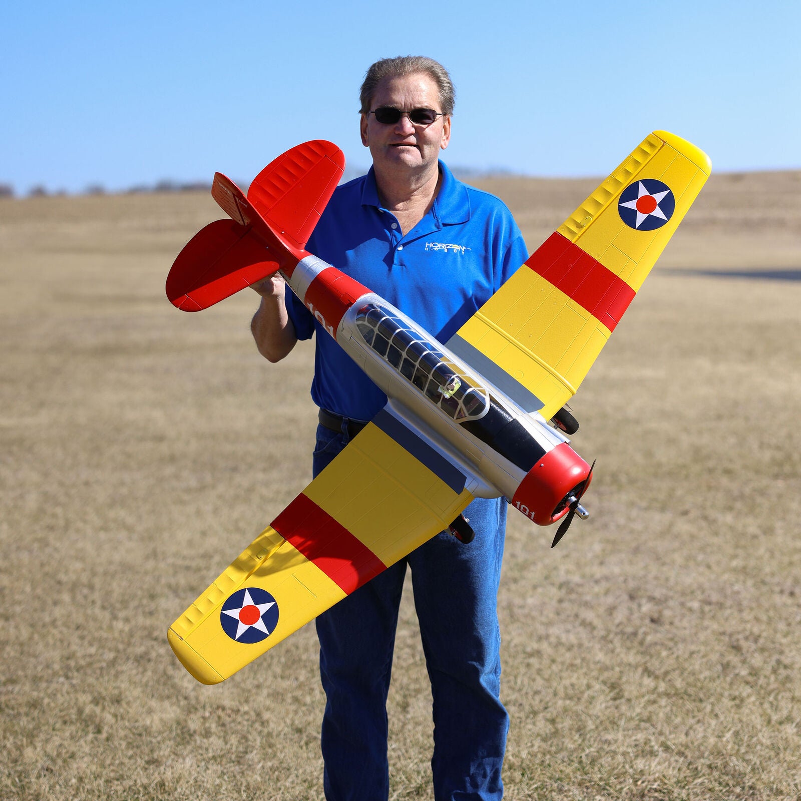 Eflite SNJ-5/AT-6 Texan 1.5m BNF Basic AS3X and SAFE Select EFL08750