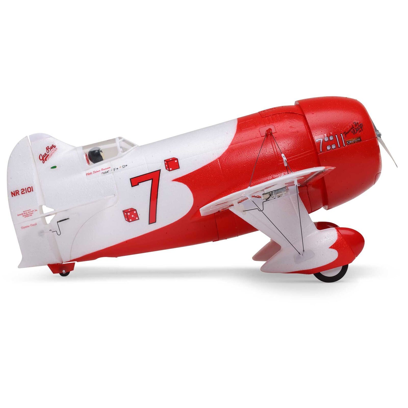 E-Flite UMX Gee Bee R-2 510 mm BNF Basic AS3X EFLU61500