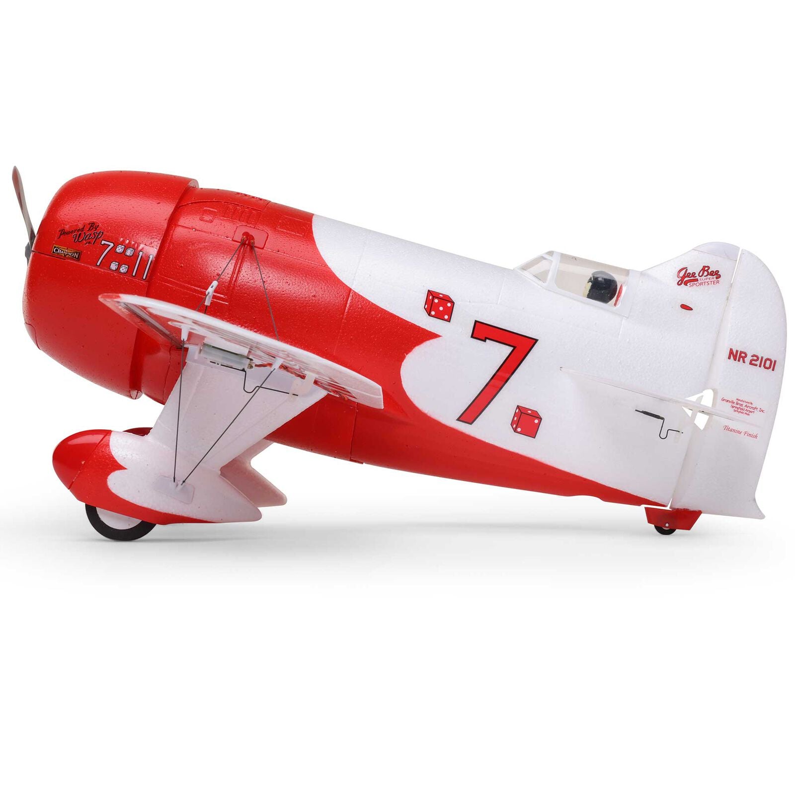 E-Flite UMX Gee Bee R-2 510 mm BNF Basic AS3X EFLU61500