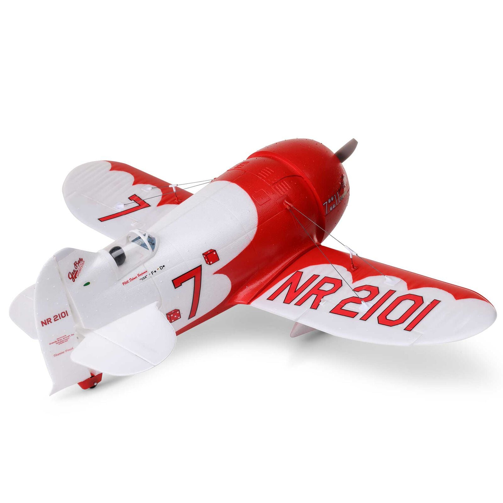 E-Flite UMX Gee Bee R-2 510 mm BNF Basic AS3X EFLU61500