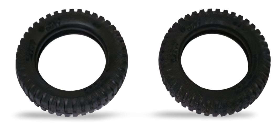 Roc Hobby Tires (x2) Willys MB 1941 1/2 ROCC1110