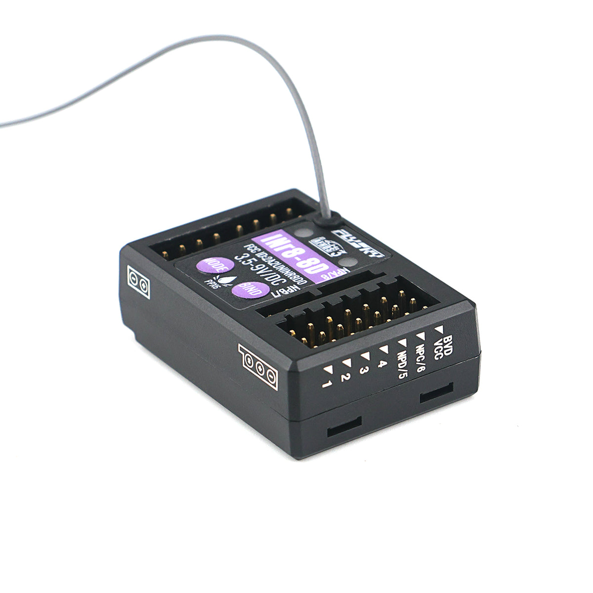 FlySky Empfänger INr8-8D AFHDS3, 8 Kanäle, 2,4 GHz, FS100