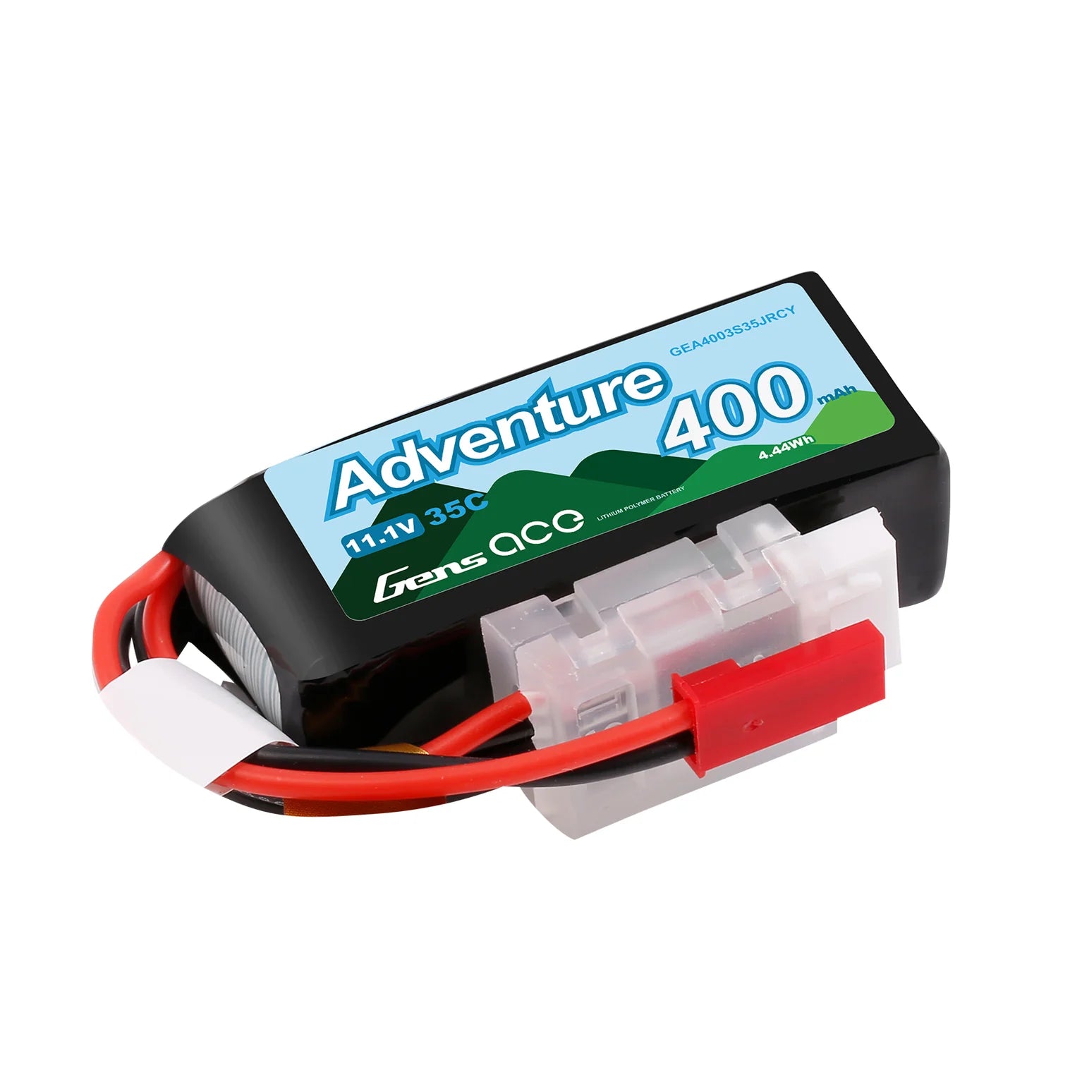 Gens Ace G-Tech Adventure 11.1V 400mAh 35C JST-RCY LiPo Battery
