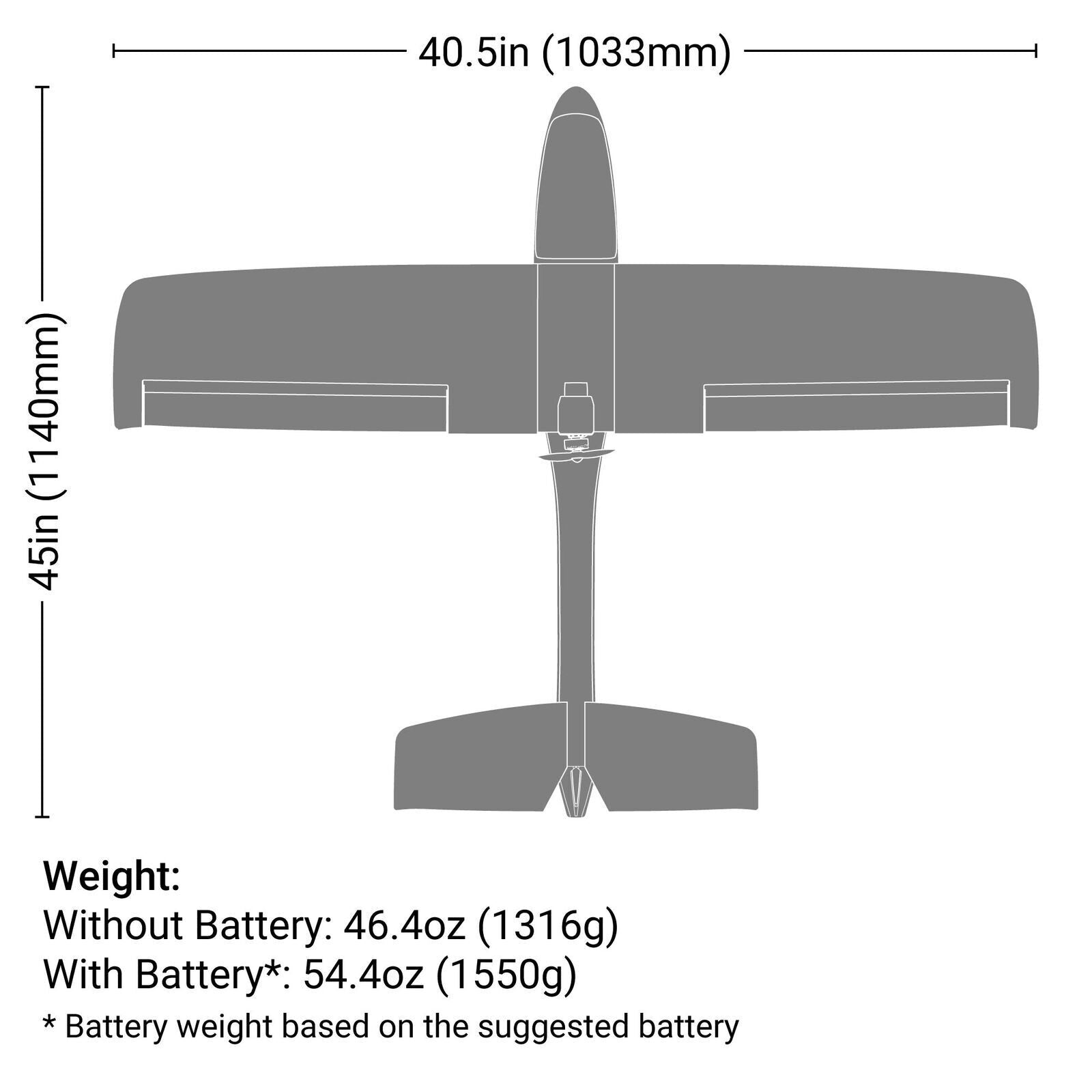 HobbyZone Avion AeroScout S 2 1.1m BNF Basic Safe HBZ385002