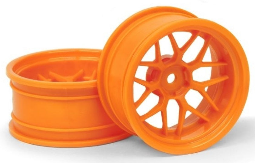 HPI Jantes Tech 7 Orange +9 mm (x2) RS4 120251