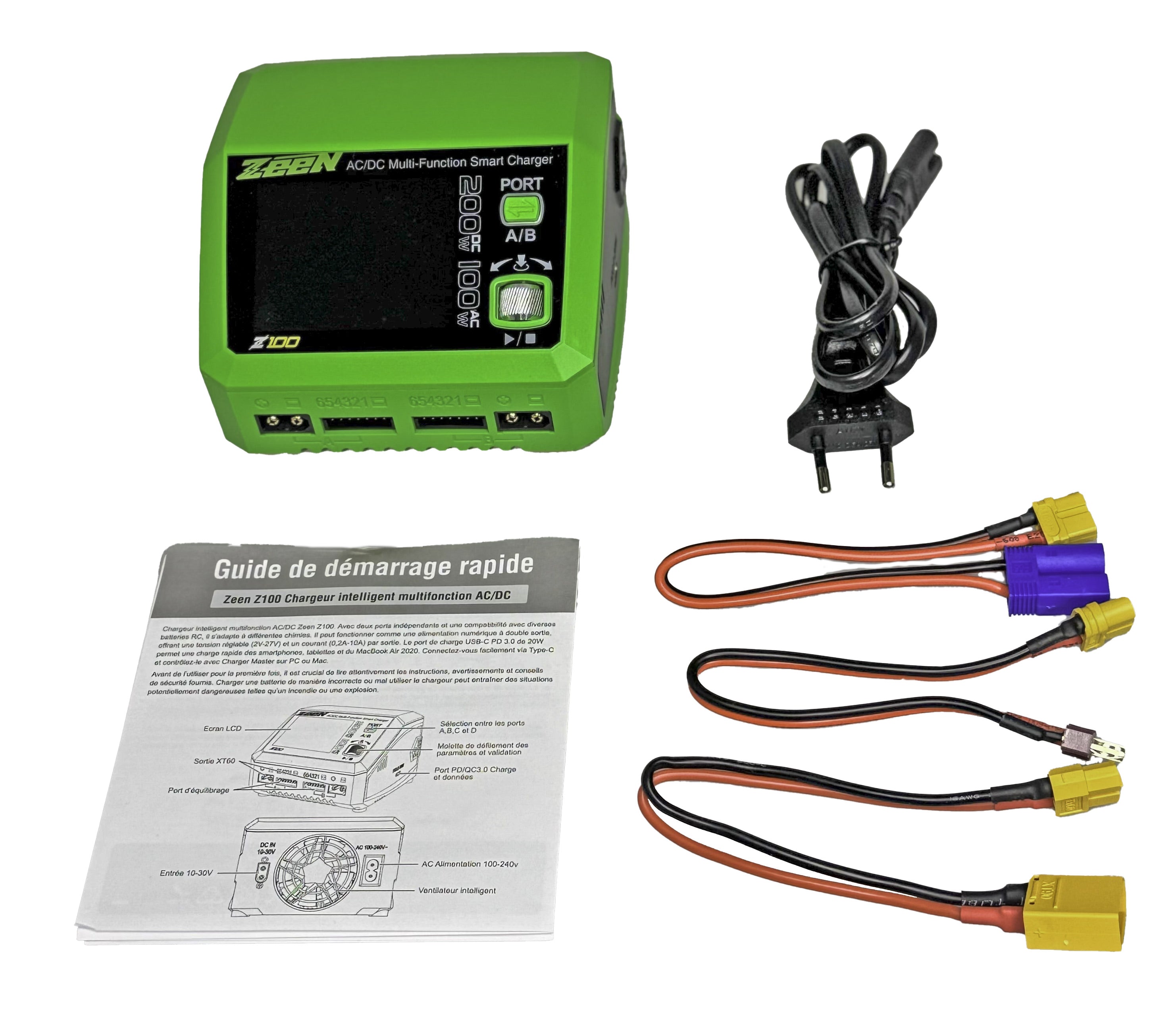 Zeen Chargeur Z100 Duo 1-6S 100W AC/DC