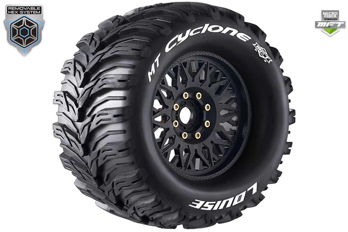 Louise RC Jantes + Pneus MT-CYCLONE | Monster 1/10 - LR-T3226SBM Louise RC Jantes + Pneus MT-CYCLONE | Monster 1/10 - LR-T3226SBM