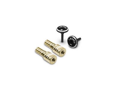 T-Work's Cache-Connectique Pk Or 4mm (4Pcs) Noir/Noir EA-042-4-BB