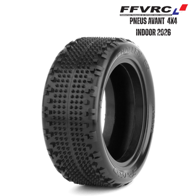 Jetko Pneus Challenger Avant 4WD EOS Jaune Indoor FFVRC 2026 (x2) JK2002E