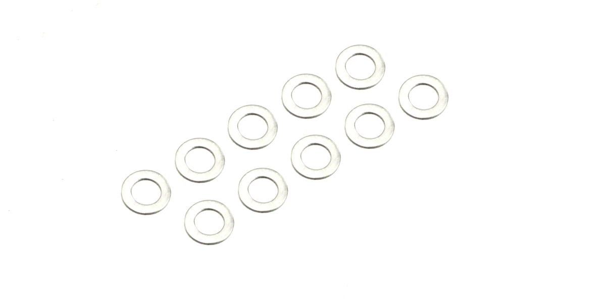 Kyosho Aluslevyt M5x8x0.5mm (x10) 1-W500805