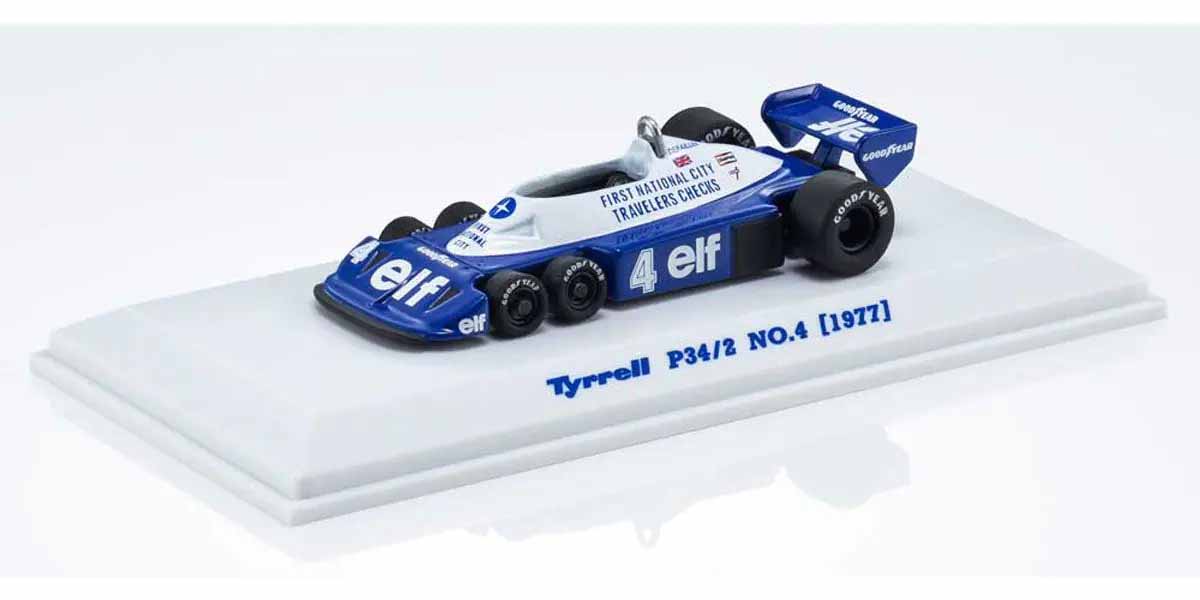 Kyosho Diecast Tyrrell P34/2 1977 No4 1/64 KS07038B6