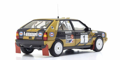 Kyosho Diecast Lancia Delta HF 4WD Rally Piancavallo 1987 Esso N°1 1/18 KS08960D