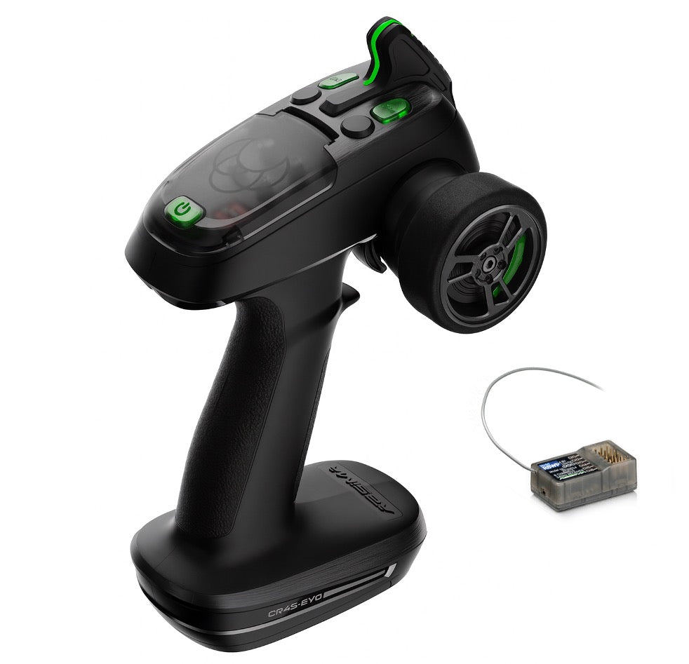 Absima Radio CR4S-EVO GYRO 2.4ghz 4 Voies + Récepteur 2000015