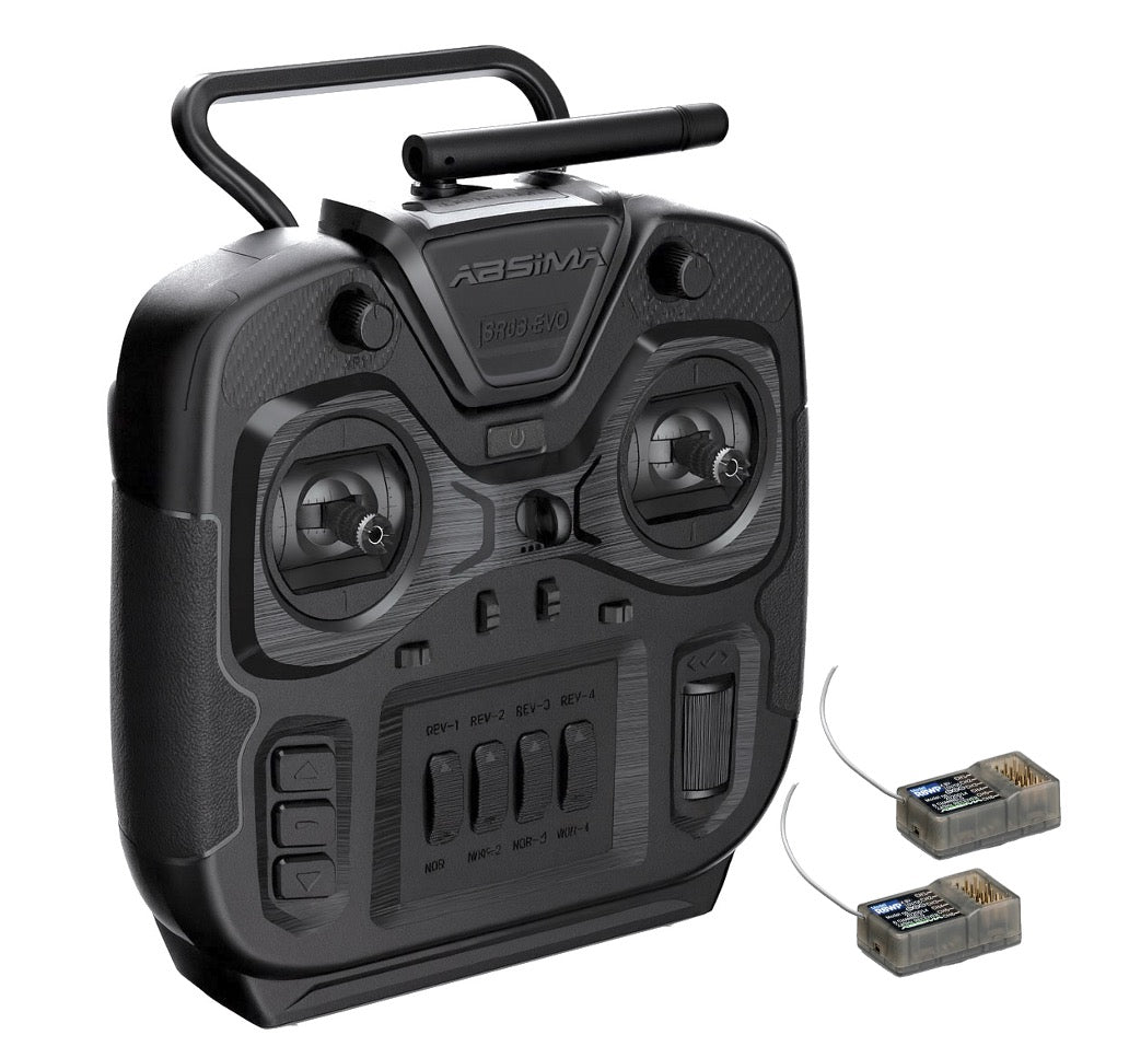 Absima Radio SR6S Evo 6 Voies 2.4ghz + 2x Récepteur R6WP 200111