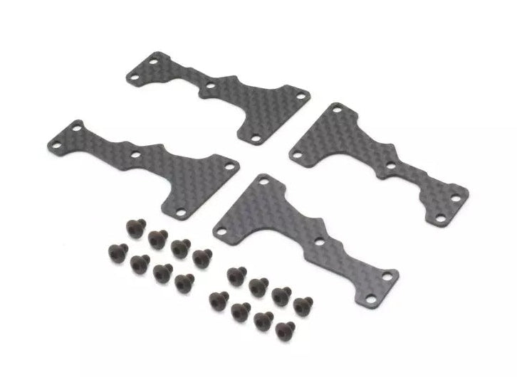 Kyosho Refuerzos de carbono triangulares delanteros MP11 (x4) IFW705
