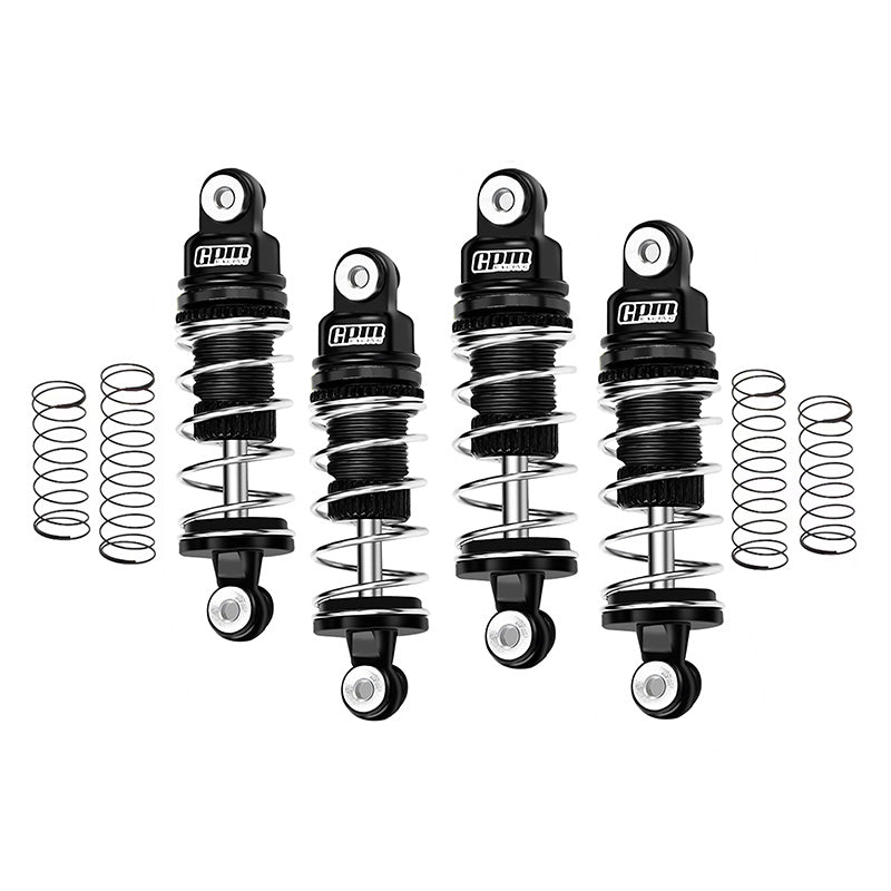 GPM Amortisseurs avant/arrière Alu 6061 Micro-B (x4) LMB3236-BK