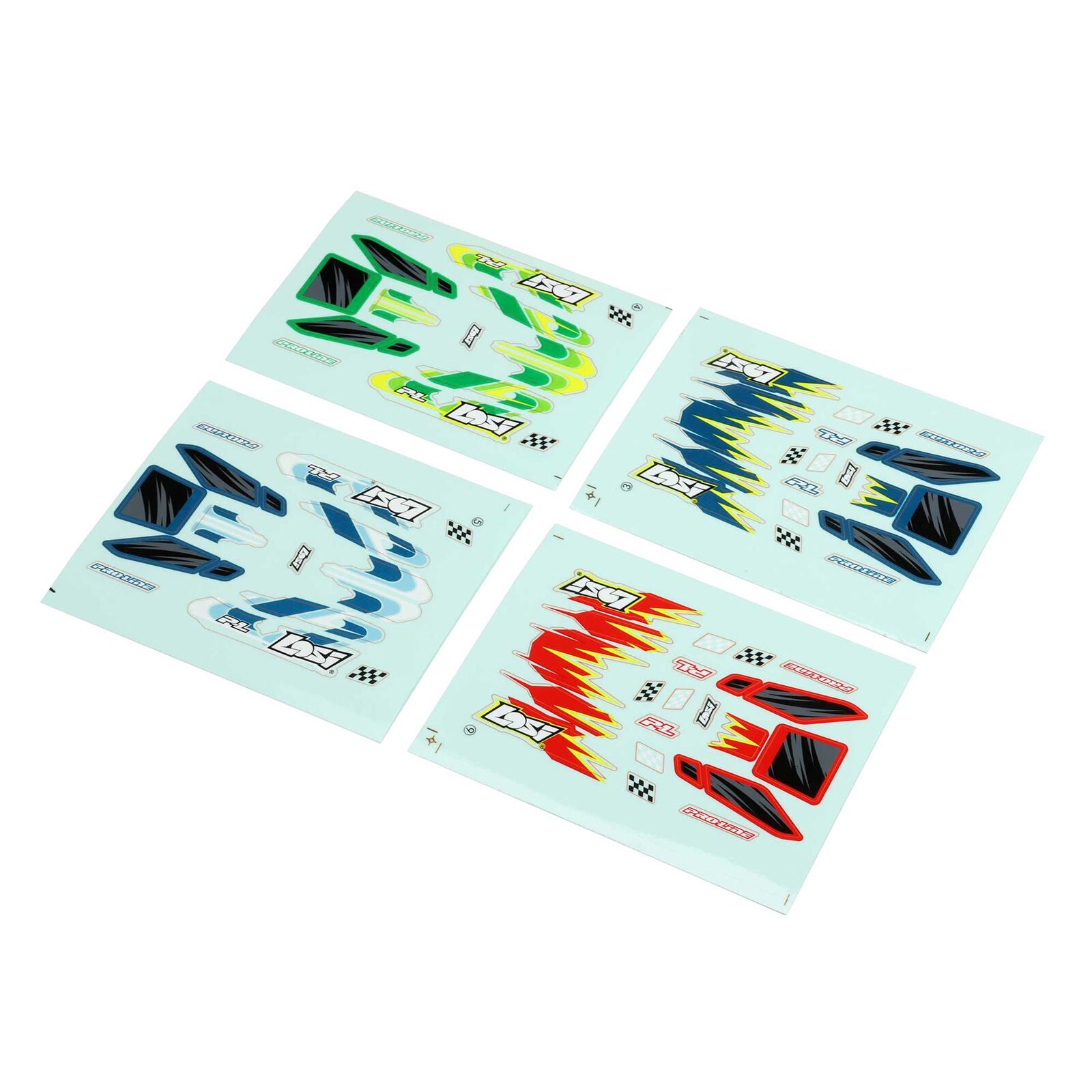 LOSI Bogen Sticker Option (x4) Micro-B LOS-2269