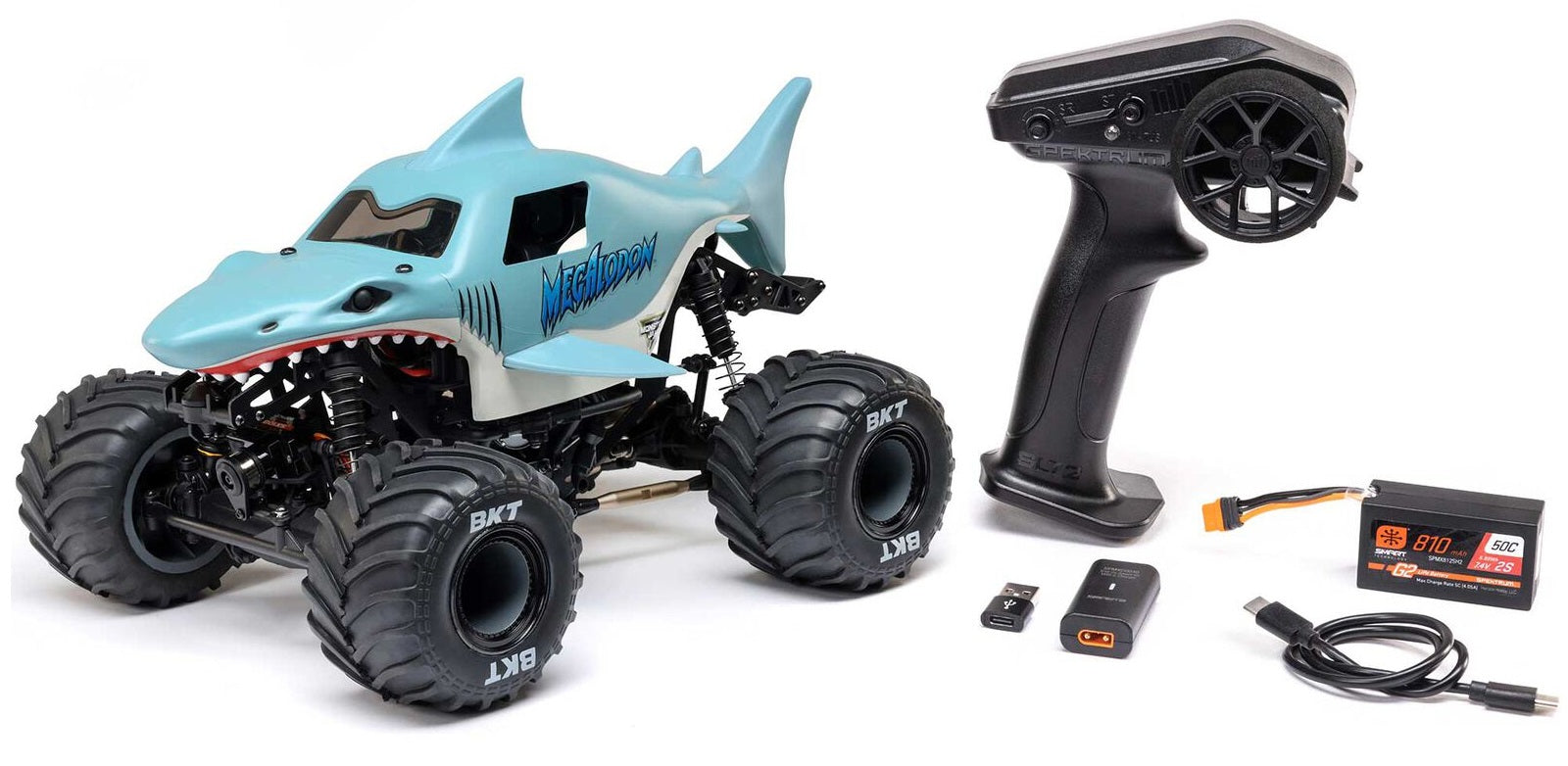 Losi Mini LMT Monster Truck Megalodon 4WD RTR LOS01026T3
