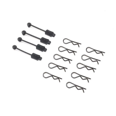LOSI Clips para carroçaria (14 unidades) Promoto PM MX LOS266000