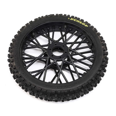 LOSI Jante Avant Noir + Pneu Dunlop MX53 Promoto MX LOS46004