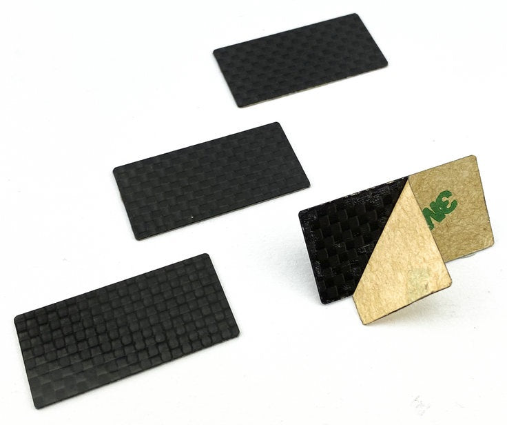 Prancha daggerboard MXLR com barbatana de carbono 40x20mm (x4) MAX-05-001