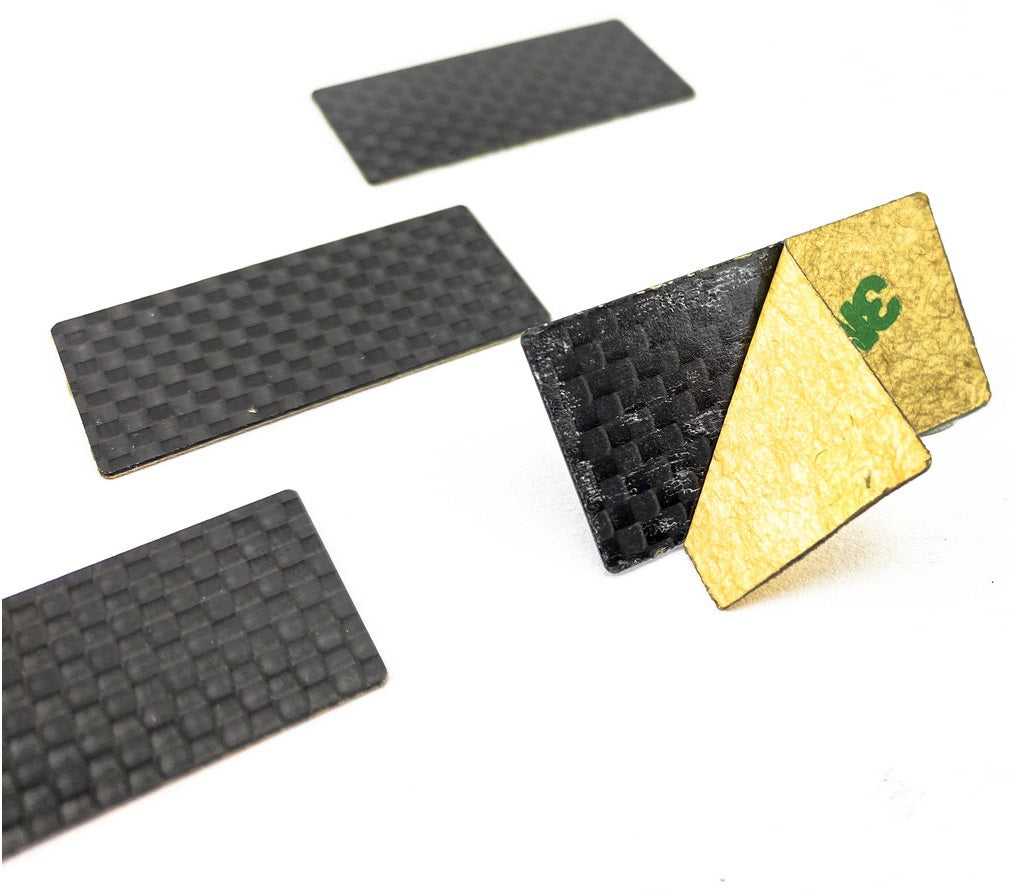Prancha daggerboard MXLR com barbatana de carbono 40x20mm (x4) MAX-05-001