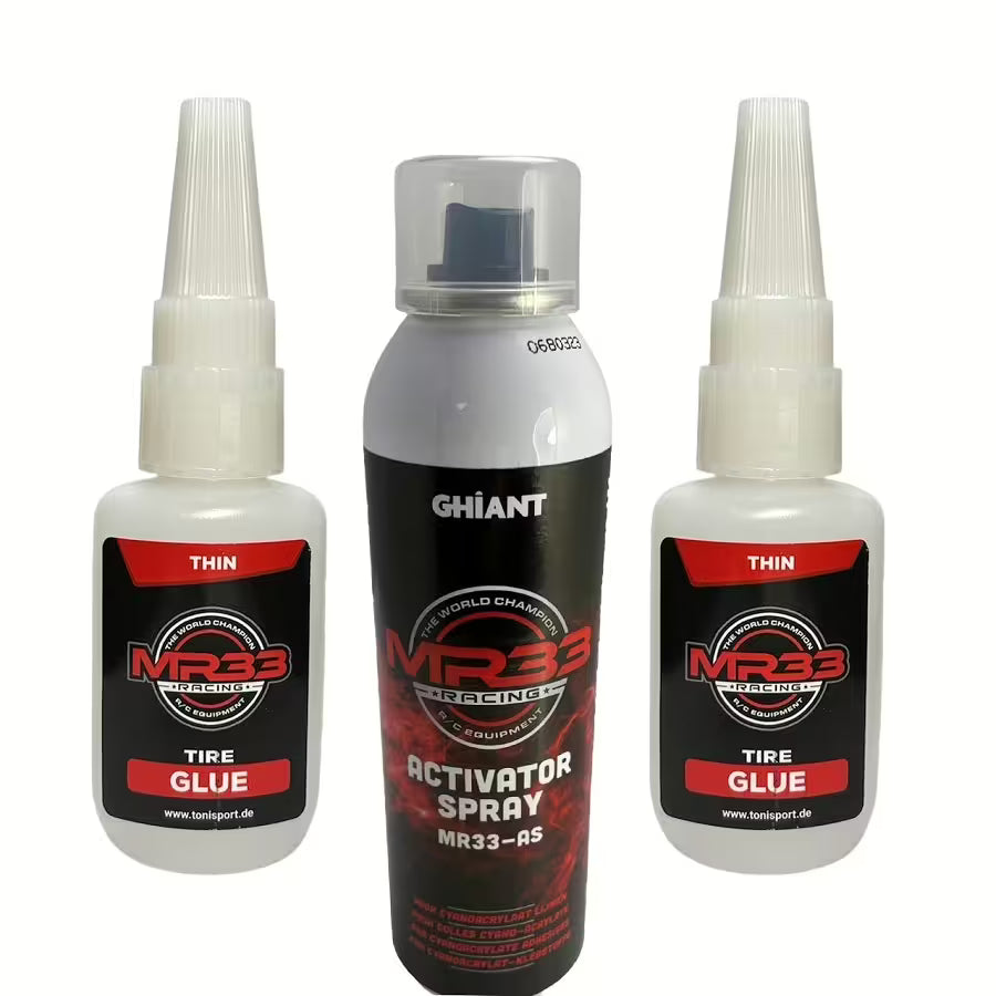MR33 Colle Cyano pneus (x2) + Activateur MR33-SGS