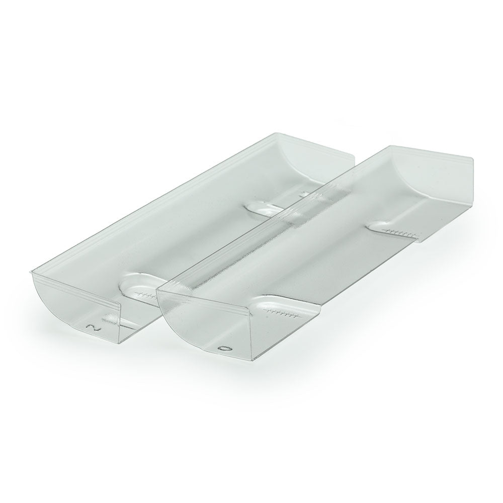 XTreme Lexan Track Fin EP 1/10 Angolo medio 0-2 (x2) MTRW1/10EPM0/2-CUT