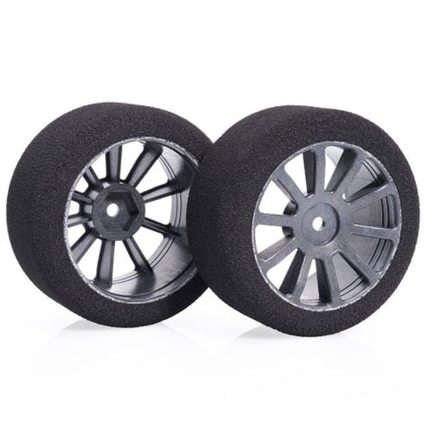 Matrix 64mm Rear Foam Tires + 1/10 Spoke Wheels