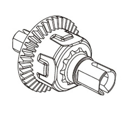 MJX Voorasdifferentieel Hyper Go 1/7 MX-P73420F