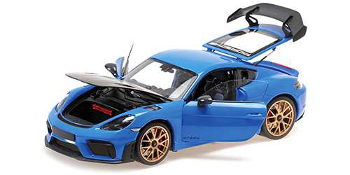 MiniChamps Porsche Cayman GT4 RS Weissach Package 2024 1/18