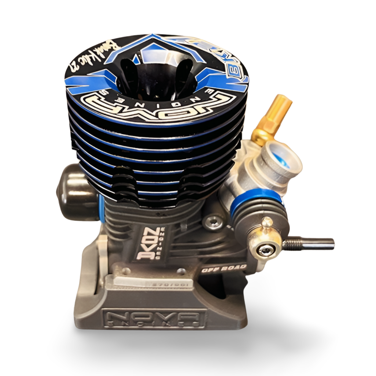 Nova BK27 engine Limited Edition .21 3.49cc. 3 NVBK27 transfers