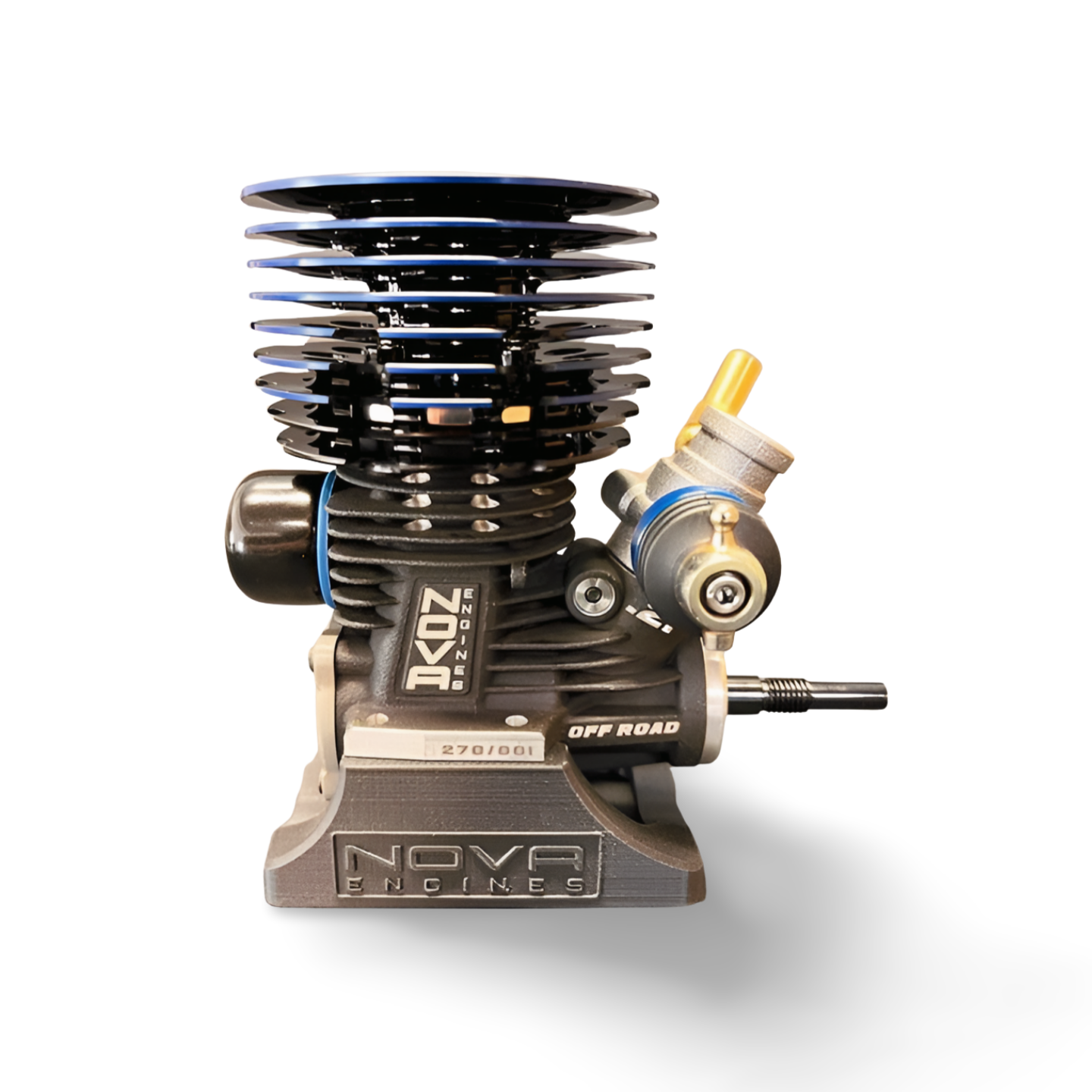 Nova BK27 engine Limited Edition .21 3.49cc. 3 NVBK27 transfers