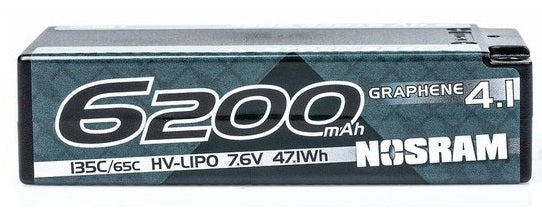Nosram Lipo-Akku Shorty HV Graphene 4.1 7.6V 6200mAh 135C