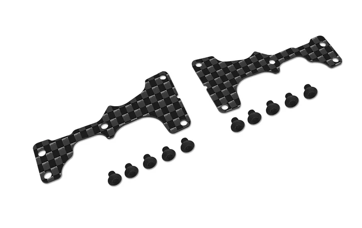 T-Work's Renfort de triangle Avant Supérieur carbone 1mm (x2) MP11 TO-246-MP11-FU-1.0