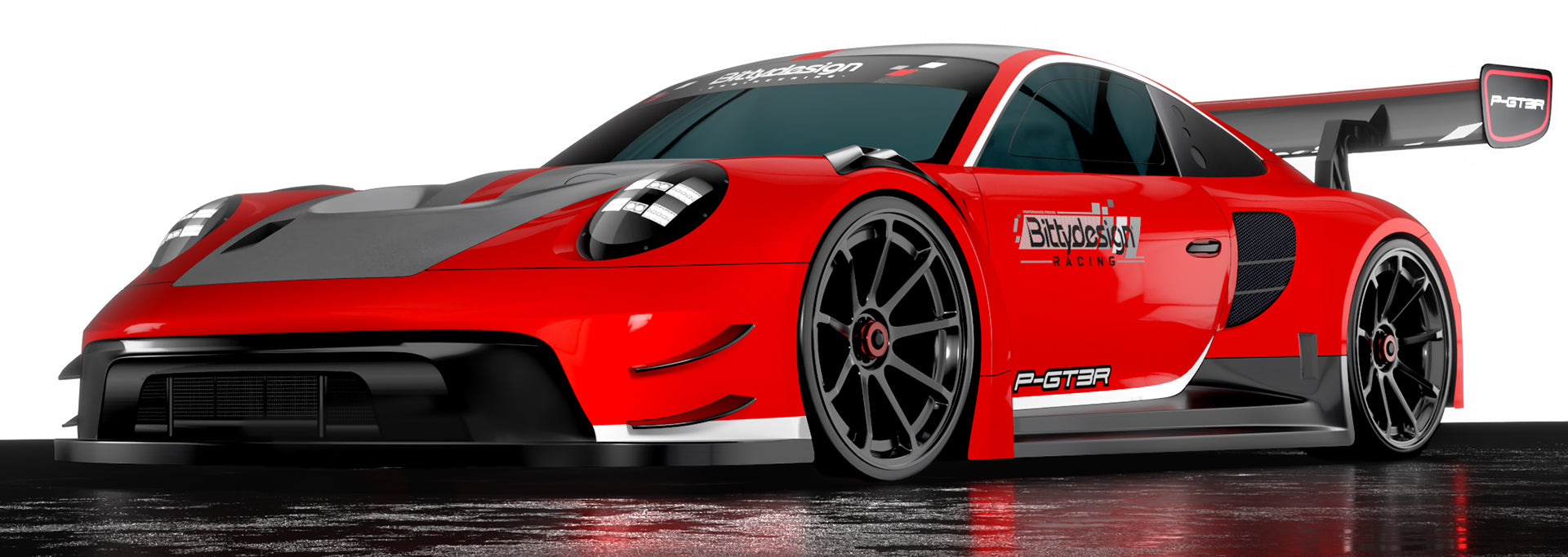 Bittydesign Carrosserie GT8 P-GT3R 1/8 360mm BBDGT8-PGT3RLW