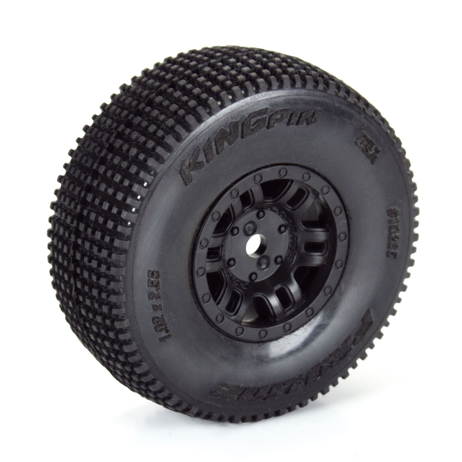 Proline King Pin Tires + Black Split Six Rims (x4) Mojave Grom PRO1028510