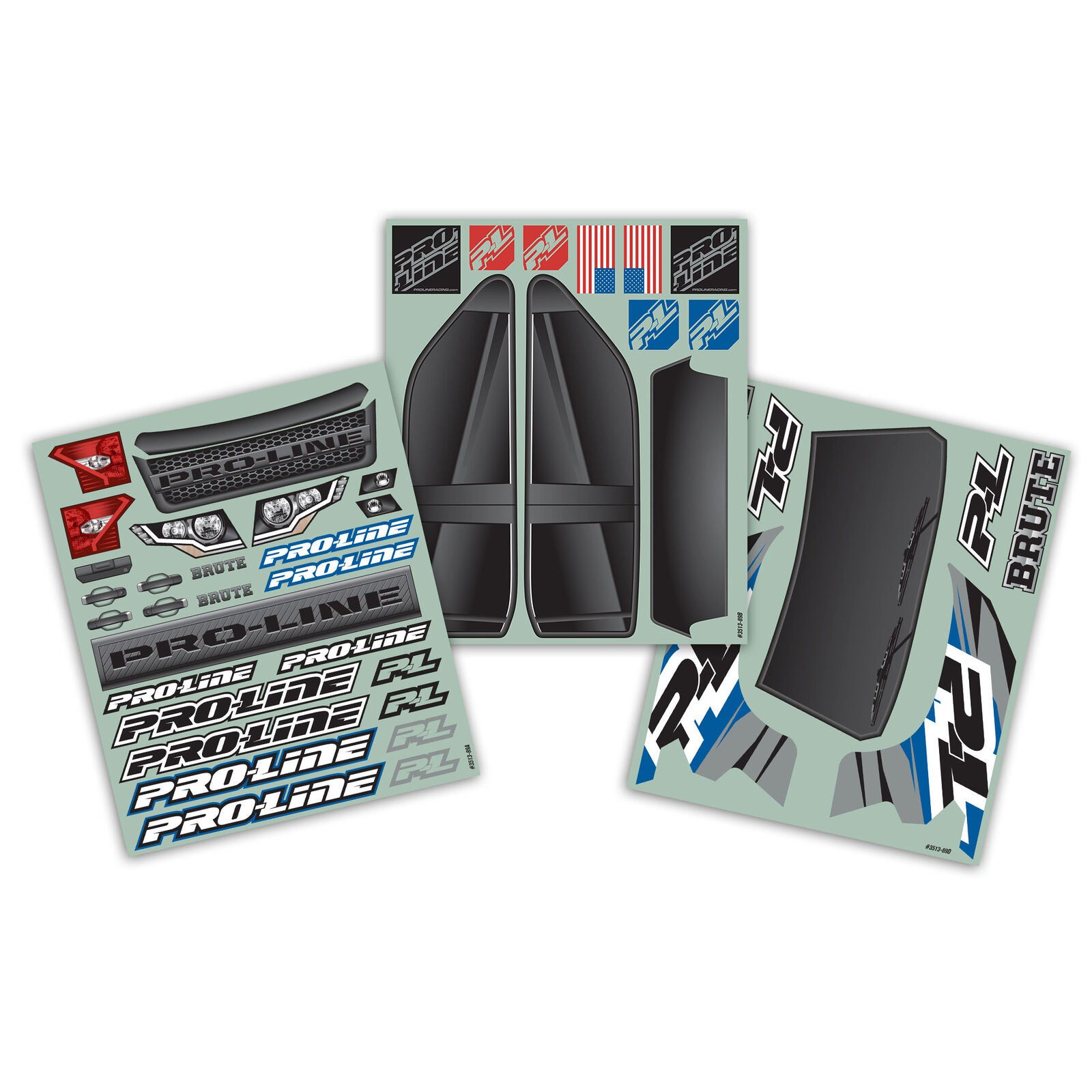 Proline Bodywork Brute Bash Armor Black X-Maxx Pre-cut PRO351318