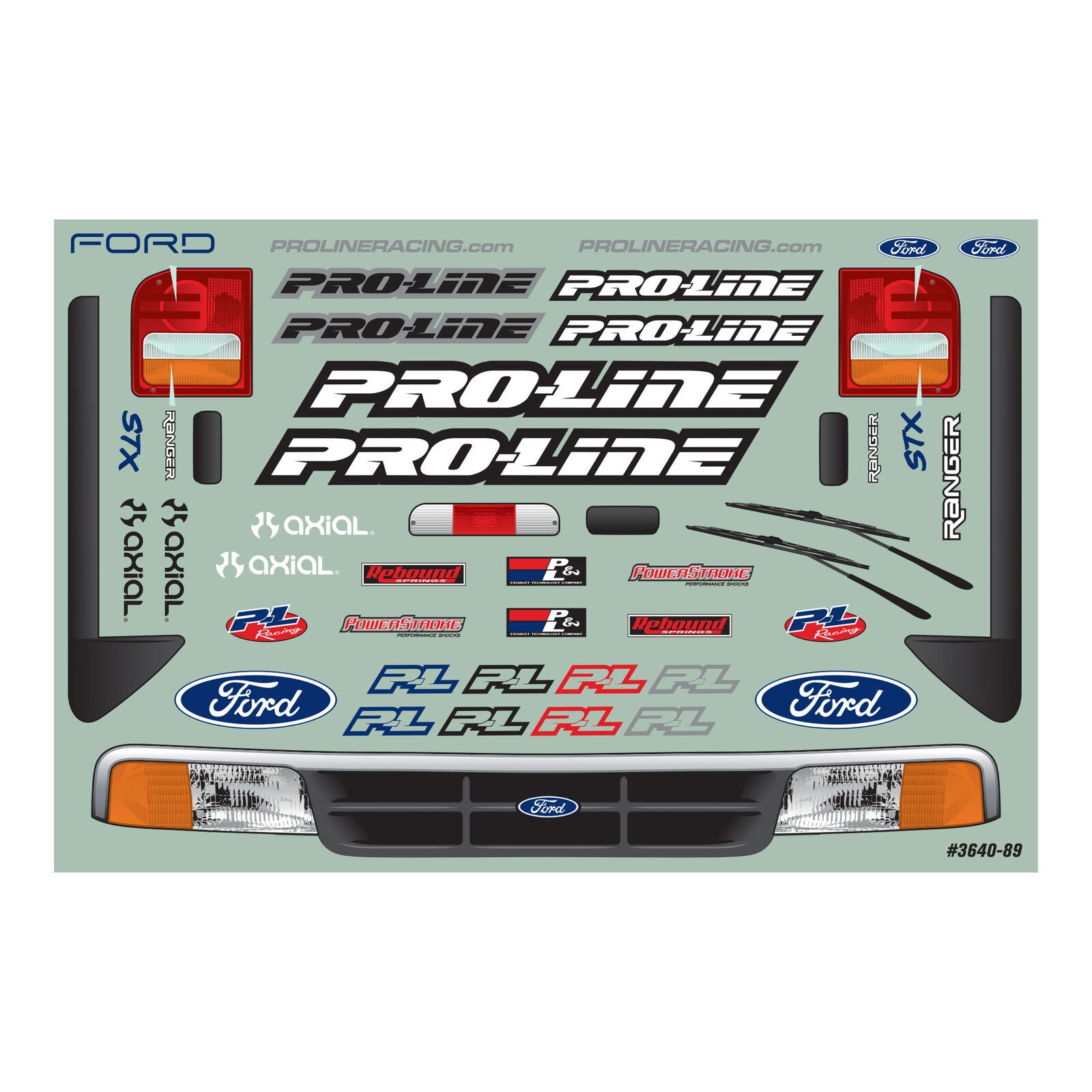 Proline Carroceria Ford Ranger Pre-Runner Transparente PRO364000
